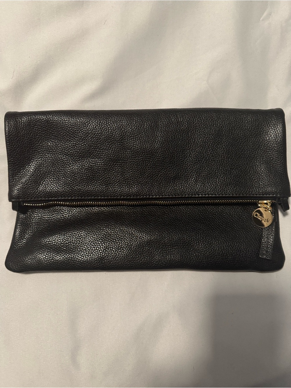 Clare V. Foldeover Clutch with tabs